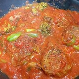 トマト煮込みハンバーグ